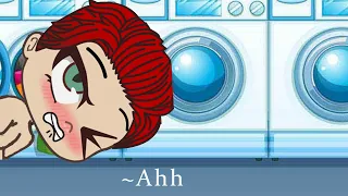 A-ah // Gacha Life Yuri  // Saw Me Stuck in the Washing Machine