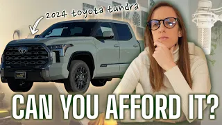 Toyota Tundra 2024 | Money Breakdown | Cost to Own