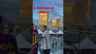 Clásico Real Madrid con Barcelona 👍👏🏻 Allegiant stadium