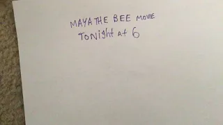 Maya the bee movie tonight at 6 on FXX