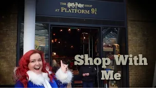SHOP WITH ME - PLATFORM 9 3/4 SHOP AT KINGS CROSS STATION | VICTORIA MACLEAN