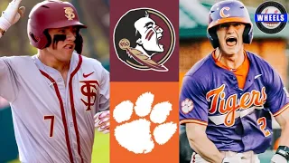 #12 Florida State vs #4 Clemson (AMAZING GAME!) | Game 2 | 2024 College Baseball Highlights