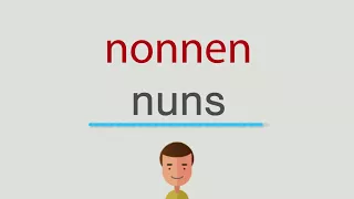Wie heißt nonnen auf englisch