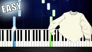 Conan Gray - Heather - EASY Piano Tutorial by PlutaX