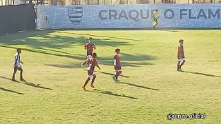 Renzo marca o 3°Gol da partida de hoje contra o Americano.  Vitória 3x2 para o Mengão(27/04/24)