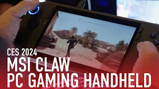 CES 2024 Hands On: MSI Claw Bets on Intel for Handheld Gaming Supremacy