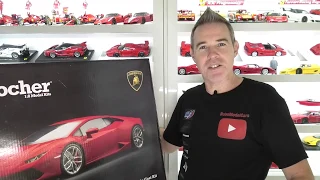 How to Build the 1/8 Scale Pocher Lamborghini Huracan - Part 1 - Intro &  UnBoxing