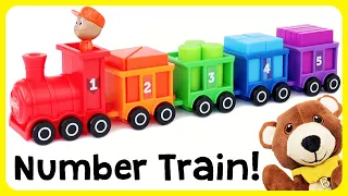 Counting for Preschoolers 1-5, Best Toy Learning Videos for Toddlers & Babies, Train Videos for Kids
