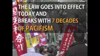 Japanese Protest New Security Law