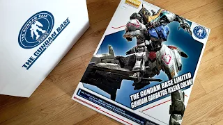 Gundam Base Limited Barbatos [Clear Color] | Unboxing