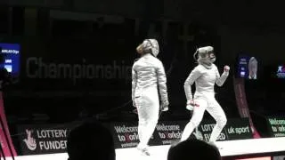 Sheffield 2011 - Women's Sabre Final - Kharlan (UKR) 15 Socha (POL) 10