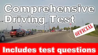 Comprehensive Road Test - Calm and Knowledgeable examiner - Includes tips and test questions