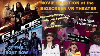 G.I. Joe: The Rise of Cobra Movie 1st Reaction in a VR Theater - C. Tatum, D. Quaid, Adewale