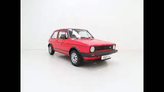 A legendary Mk1 Volkswagen Golf GTi with a massive history and only 69,499 miles - SOLD!