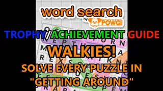 Word Search by POWGI: Walkies! Trophy Guide