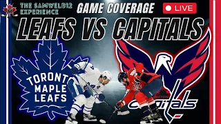 Live: Toronto Maple Leafs vs Washington Capitals LIVE Game Audio  | Leafs Chat