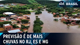 Previsão do tempo é de mais chuvas no RJ, ES e MG | SBT Brasil (23/03/2024)