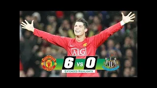 Cristiano Ronaldo First Hat-Trick For Man United - Man United vs Newcastle 6-0 - ΕPL 2007_08