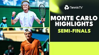 Rune Battles Sinner & Rublev Takes on Fritz | Monte Carlo 2023 Semi-Final Highlights