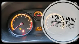 Ukryte menu diagnostyczne Opel Corsa D| Jak sprawdzić temperaturę silnika