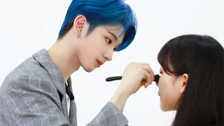 [ENG] What if my bias does K-pop idol makeup on me?