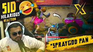 🤣SID's Hilarious Reaction on TX SprayGOD Pan ⚡