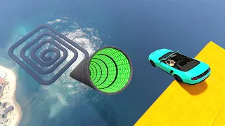 Epic Tube Jump - Insane Twisted Speed Boost Tube