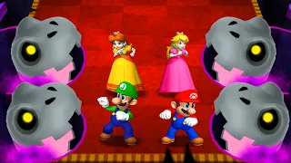 【マリオパーティーアイランドツアー】ミニゲームマリオVsルイージVsデイジーVsプリンセスピーチ(CPU最強 たつじん)