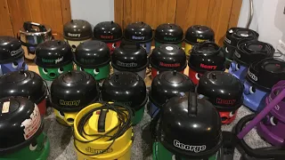 All of My Numatics! Henry Vacuums hoovers collection video
