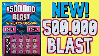 $500,000 BLAST! BRAND NEW! | Trying out this NEW Scratch Off Ticket! | New York Lottery Gameplay