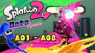 Splatoon 2: Octo Expansion - Levels A01 - A08 - All Mem Cakes