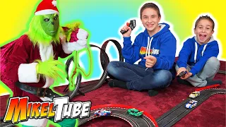 El Grinch quiere nuestros juguetes de Navidad Scalextric