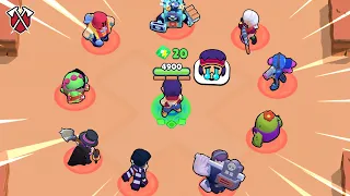 1v9 FANG vs. ALL BRAWLERS!