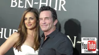 Jeff Probst and Lisa Ann Russell at the Premiere Of Paramount Pictures' Ben Hur at TCL Chinese Theat