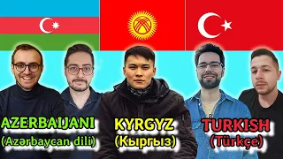 Can Turks Understand Kyrgyz?