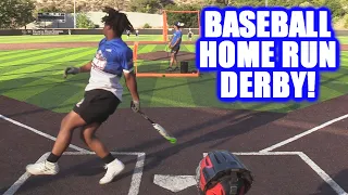 OUR FIRST BASEBALL HOME RUN DERBY! | On-Season Baseball Series