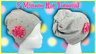 5 Minute Hat | QUICK PROJECT | The Sewing Room Channel