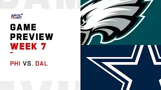 Philadelphia Eagles vs. Dallas Cowboys Week 7 NFL Game Preview