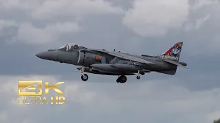 (4K) 2 McDonnell Douglas AV-8B Harrier II+ from the Spanish Navy arrival at RAF Fairford RIAT 2023