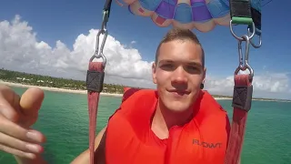 Paralaiding and speed boat trip in Punta Cana, DR