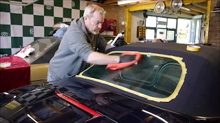 Meguiars Plastx RX  Softop window  clean test - Vintage Steel Garage Ep 34