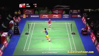 Badminton Highlights - Lee Chong Wei vs Chen Long - 2014 World Championships - MS Finals