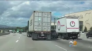 Caught On Video: Big Rig Driver Swerves Into SUV And Causes Crash In Apparent Road Rage Incident