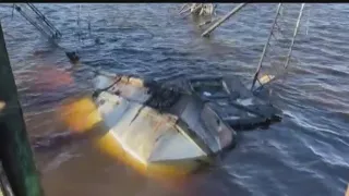 Coast Guard surveys damage after Mayport fire on two shrimp boats