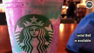 Starbucks' limited-time Crystal Ball frappuccino