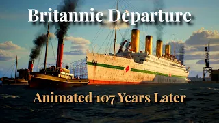 HMHS Britannic's Final Departure | Animated 107 Years Later