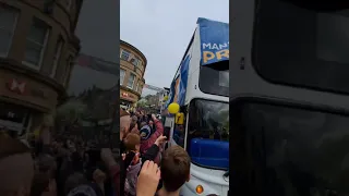 Mansfield town bus parade as stags go to league 1 #mtfc