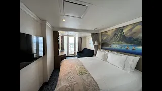 Disney Wish Deluxe Oceanview Stateroom with Verandah Cabin Tour