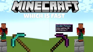 Which Axe Is Faster In 1.20 Minecraft