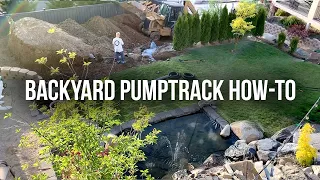 How To Build A Backyard Pumptrack!